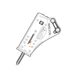 Навесной гидромолот BLT-210S